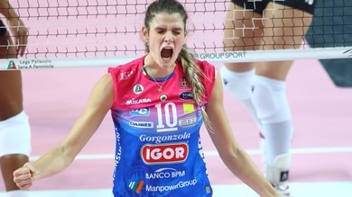 A1 Femminile, Novara risolve in quattro set la pratica Caserta