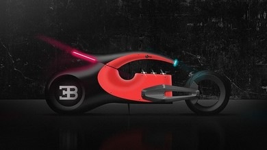 Audacieux, la moto immaginaria di Bugatti FOTO
