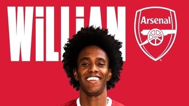 Willian, niente Juve: ufficiale il passaggio all'Arsenal