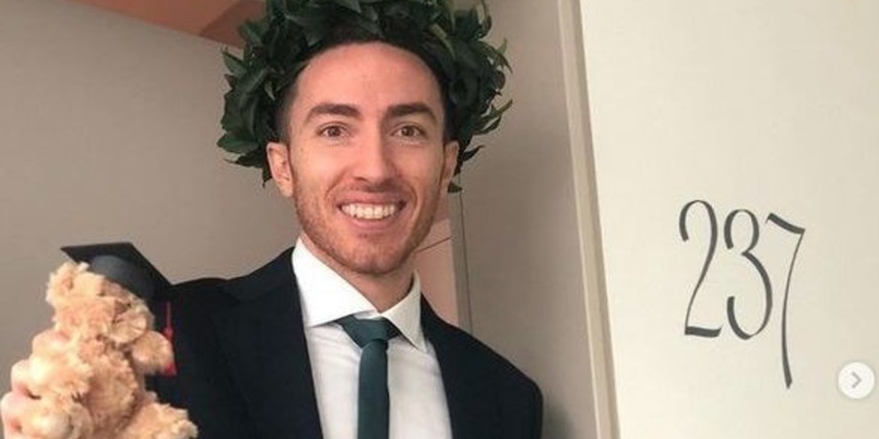 Per Totò Rossini laurea dal ritiro