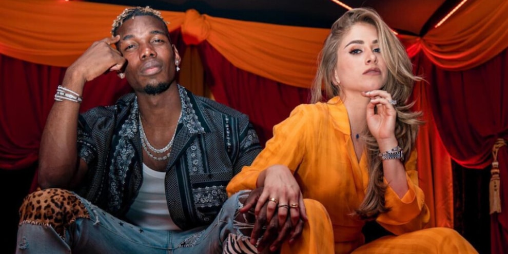Pogba, auguri social per l'anniversario con Maria Zulay Salaues