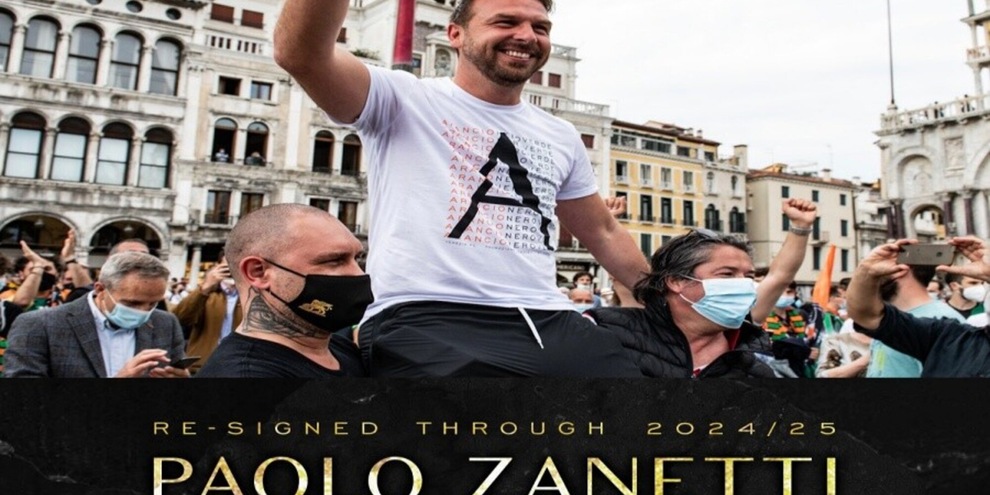 Venezia, Zanetti blindato: rinnovo fino al 2025