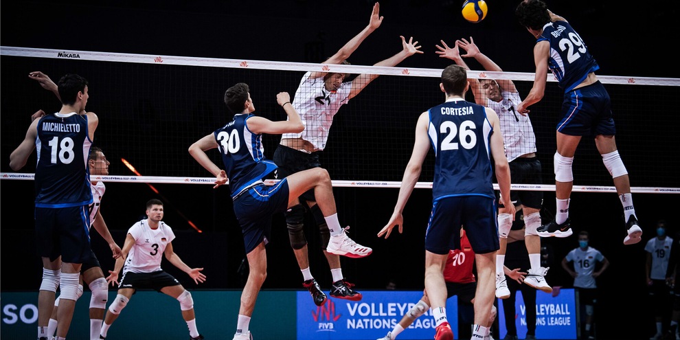VNL: gli azzurri chiudono superando la Germania