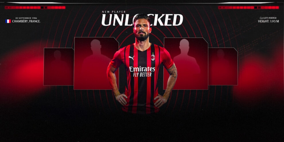 Giroud ufficiale al Milan: il comunicato