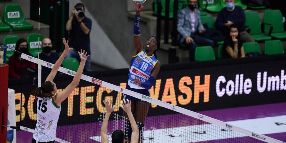 Conegliano riparte con un 3-0 su Vallefoglia