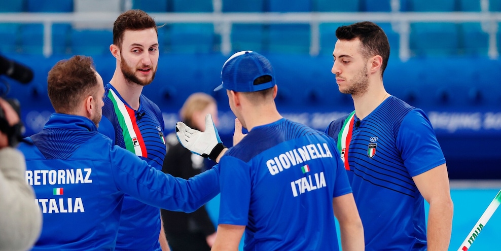 Curling Pechino 2022, l'Italia maschile batte gli Usa 10-4