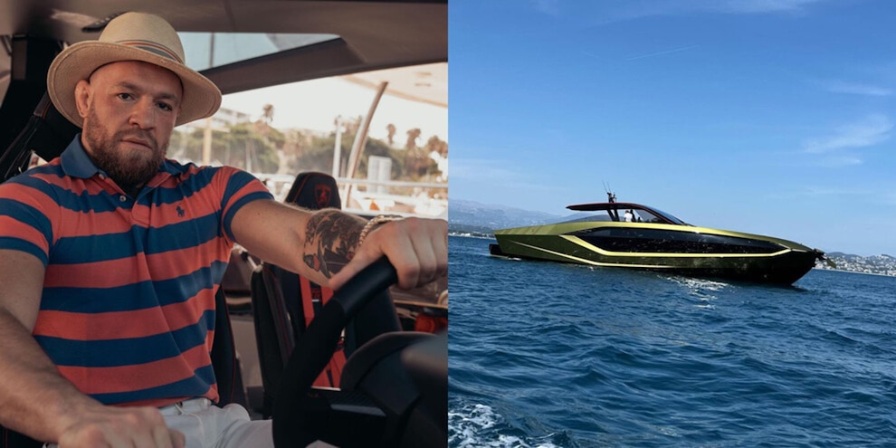 McGregor presenta il suo nuovo gioiello: super motoscafo Lamborghini