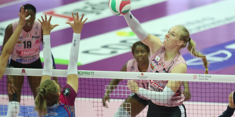 Conegliano surclassa Monza e si porta 2-1