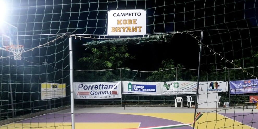 A Cireglio inaugurato il "Campetto Kobe Bryant"