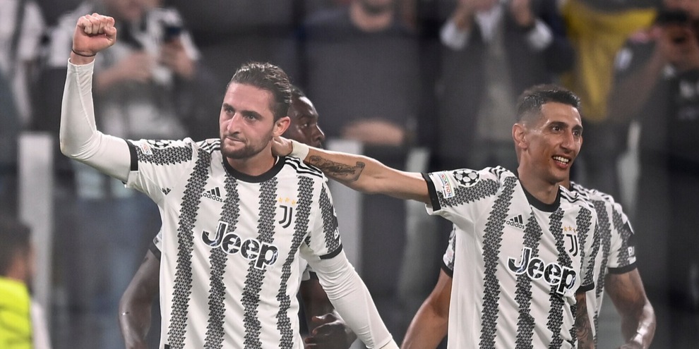 Juve-Maccabi 3-1, la partita: doppio Rabiot e Vlahovic, Di Maria show