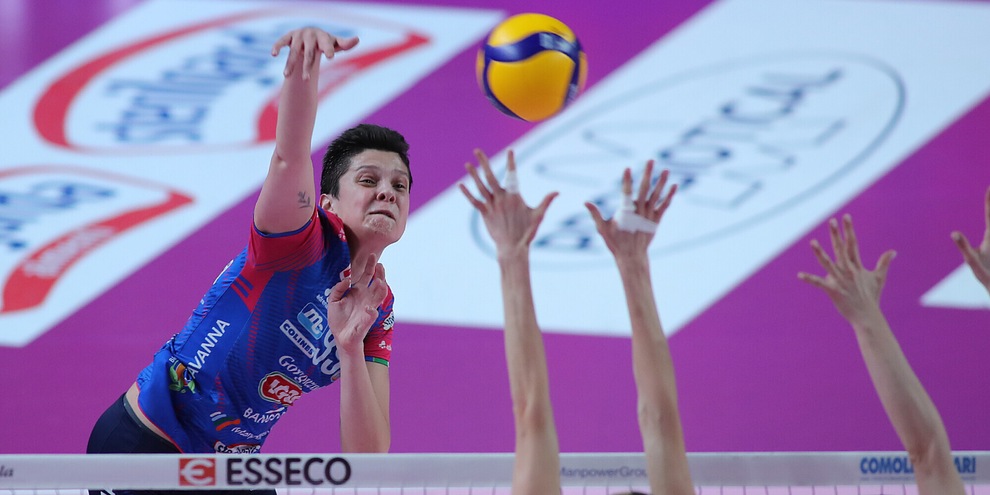 Novara travolge Vallefoglia in tre set