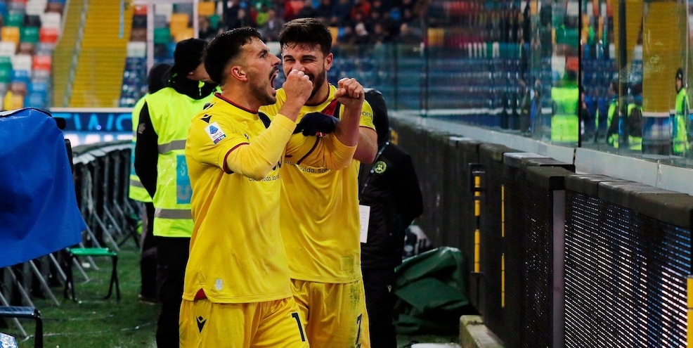 Udinese-Bologna 1-2: rimonta rossoblù alla Dacia Arena