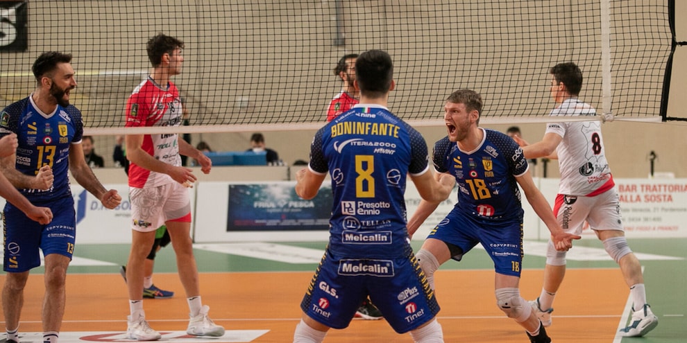 Che Tinet ! Santa Croce cade in tre set