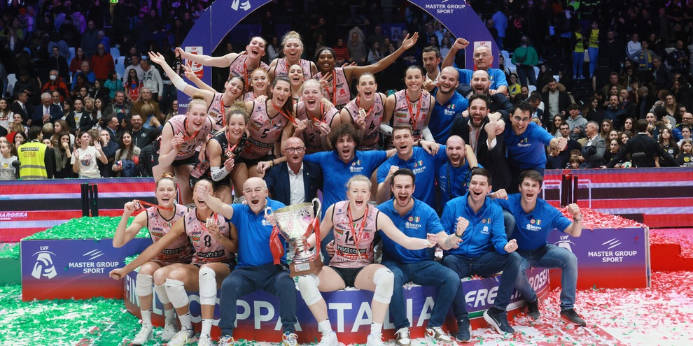 Conegliano 'cannibale', sua anche la Coppa Italia