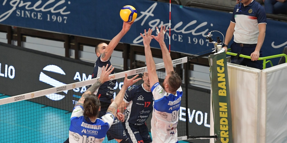 Cuneo travolta a Bergamo