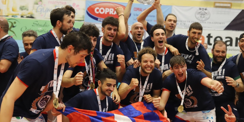 Catania festeggia il salto in A2