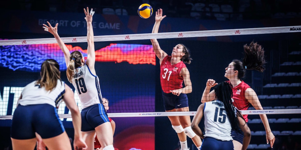 VNL: secondo ko delle azzurre contro gli Usa