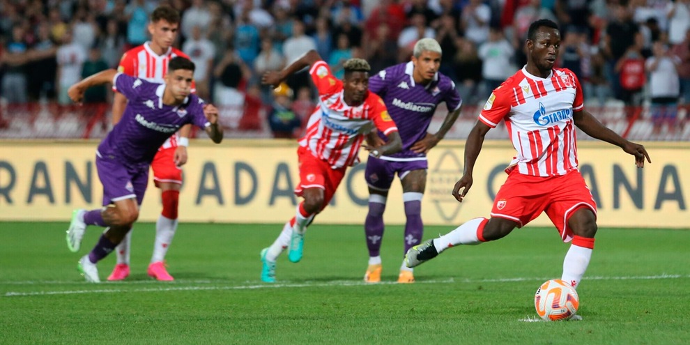 Crollo Fiorentina, manita Stella Rossa: Arthur in campo nella ripresa