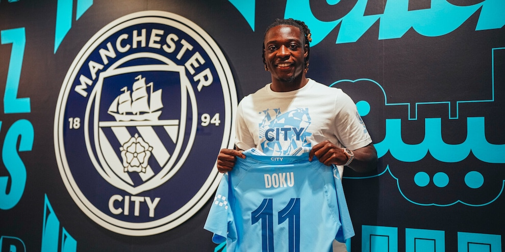 Doku al Manchester City, è ufficiale: le cifre dell'affare col Rennes