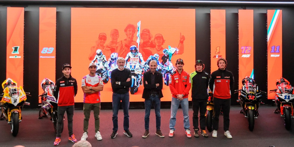 Ducati, che festa con Bagnaia e Bautista. Le parole di Dall'Igna e ...