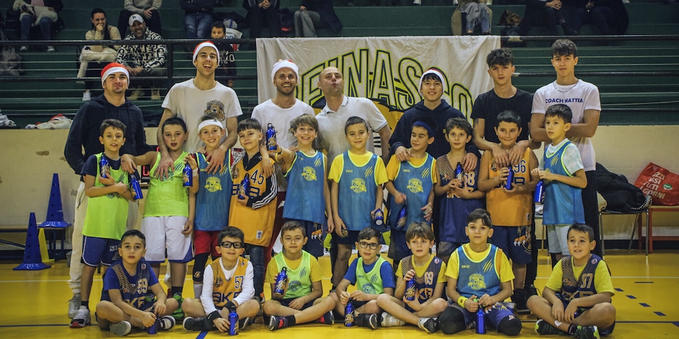 Minibasket Beinaschese, la festa di Natale