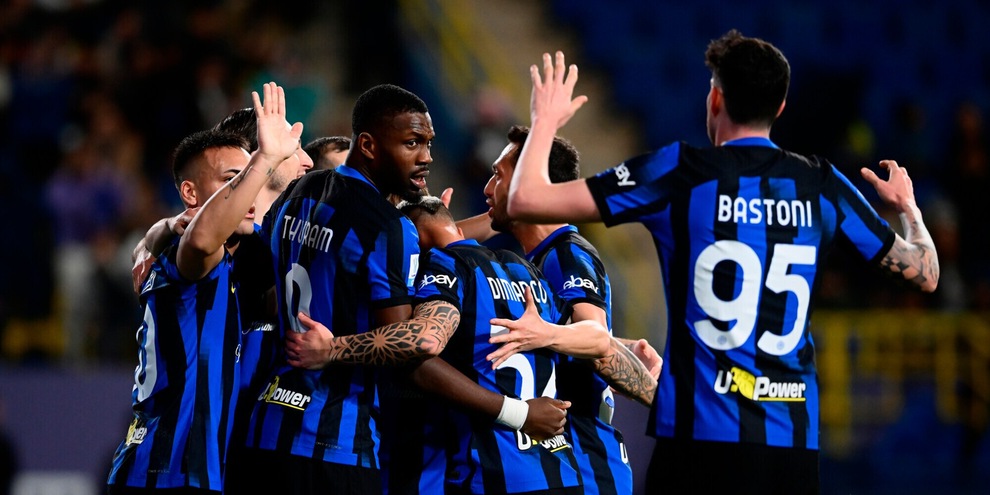 Thuram-Calhanoglu-Frattesi, tris Inter alla Lazio: ora il Napoli in finale