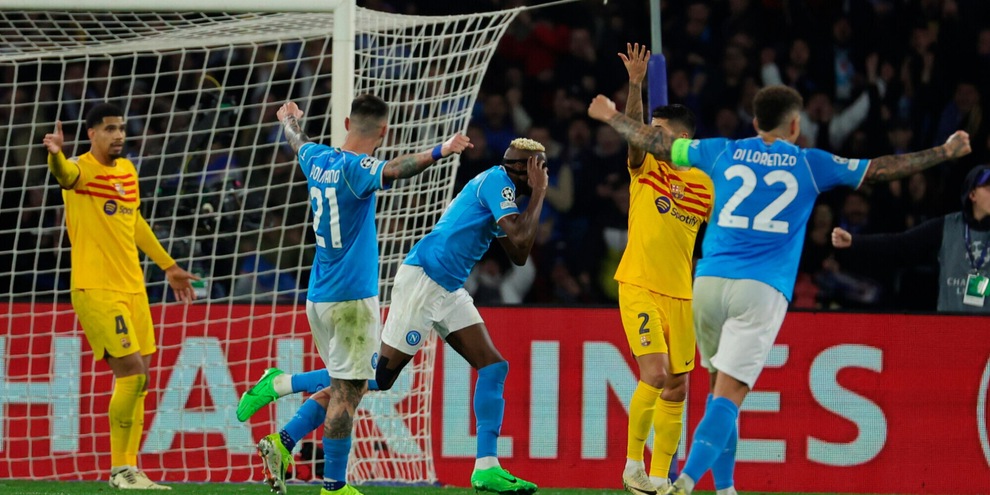 Osimhen salva il Napoli, pari col Barça. Juve e Mondiale per Club: cosa cambia