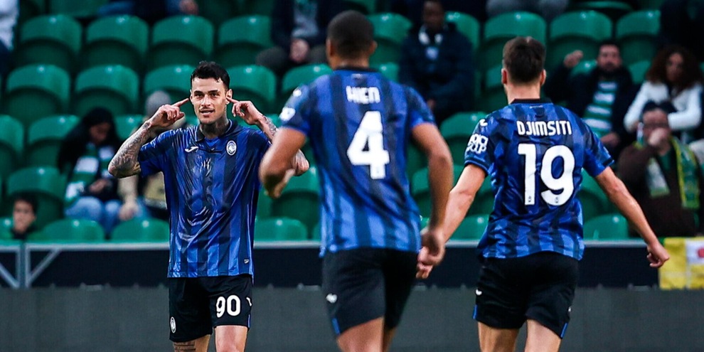 L'ex Juve Israel e 3 pali frenano l'Atalanta: 1-1 a Lisbona con lo Sporting