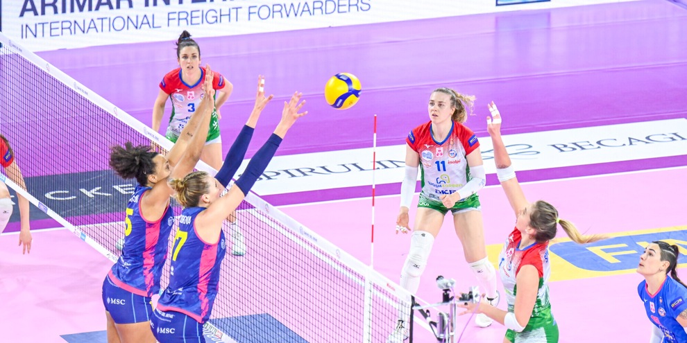 Scandicci travolgente contro Pinerolo