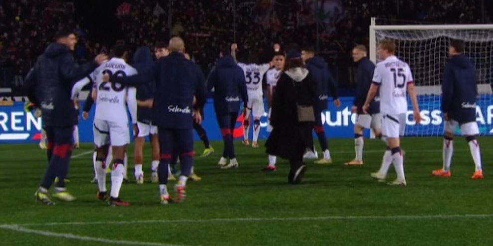 Fabbian al 94', il Bologna fa festa: Motta è a meno quattro dalla Juve