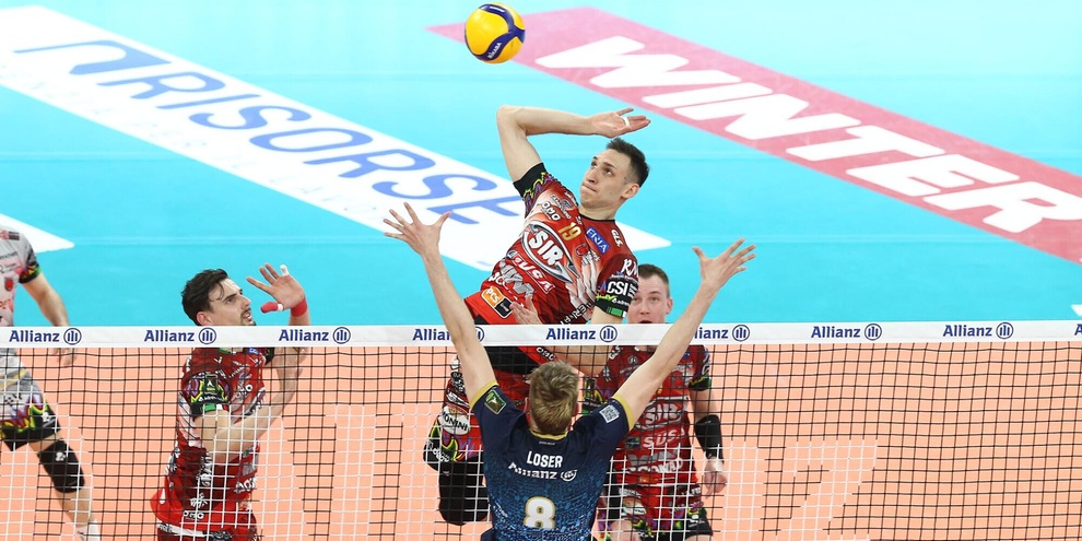 Perugia è la prima finalista scudetto, sbancata Milano Perugia è la prima finalista scudetto, sbancata Milano