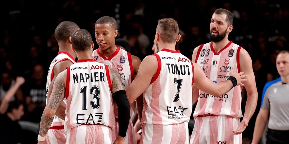 L'Olimpia Milano passa a Bologna: Virtus ko in gara 1 della finale Scudetto