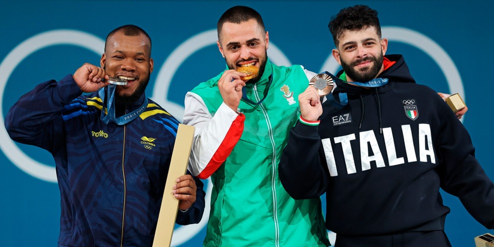 Pizzolato torna sul podio! Anche a Parigi è bronzo nel sollevamento pesi Pizzolato torna sul podio! Anche a Parigi è bronzo nel sollevamento pesi
