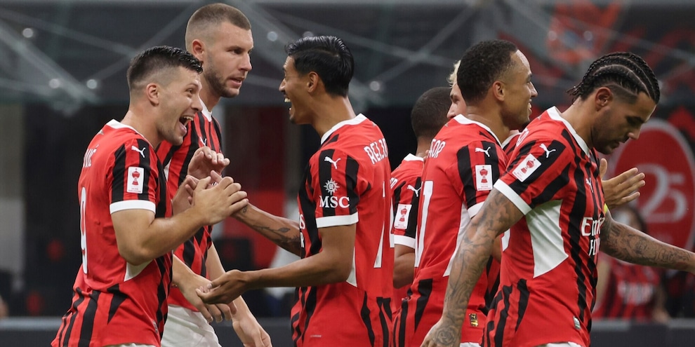 Trofeo Berlusconi, tris Milan al Monza: Morata a secco, che botta Reijnders!