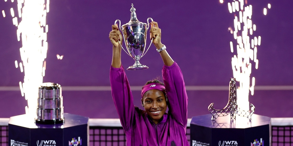 Gauff trionfa alle Wta Finals: battuta Zheng in finale