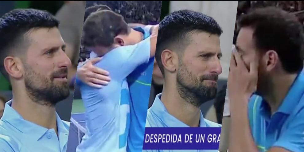 Djokovic in lacrime per l’addio di Del Potro al tennis: “Un esempio per tutti"