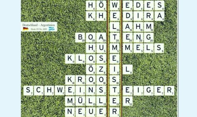 Germania, i titolari formano la frase «Campioni del Mondo» (FOTO) 34 cats 69960 immagine ts673 400