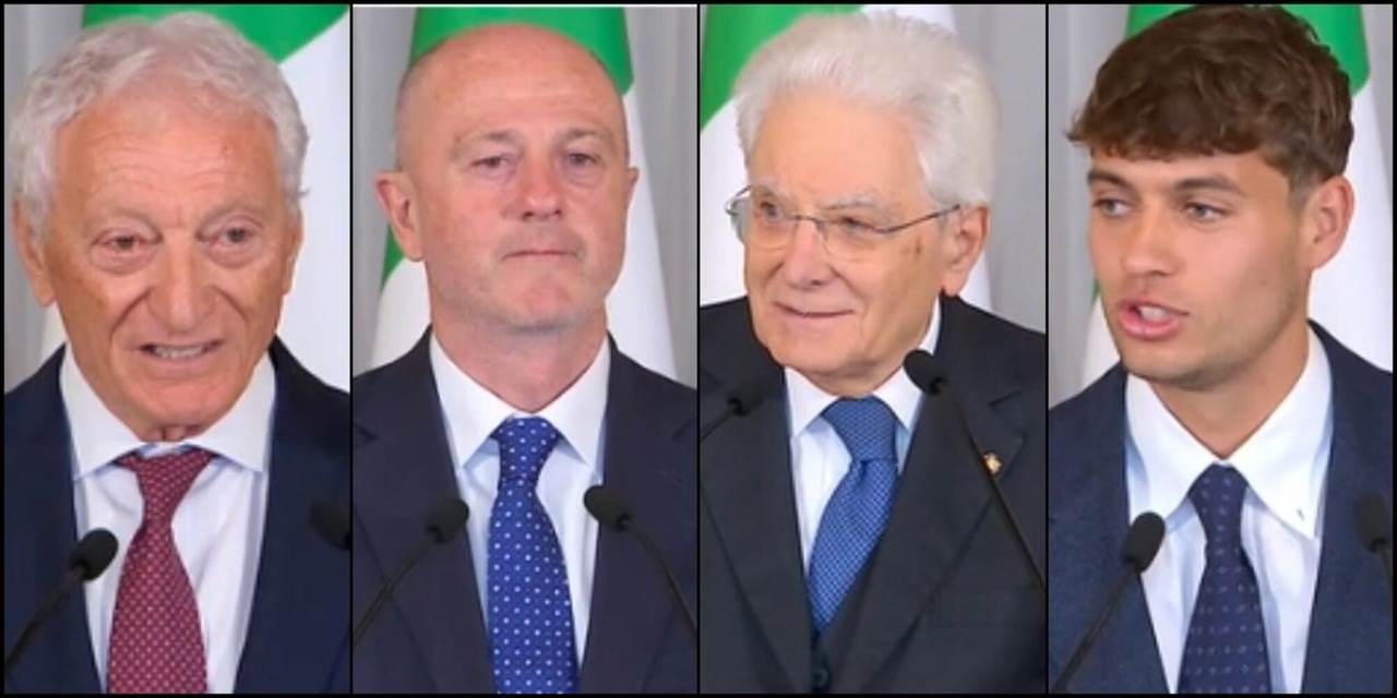 Il tennis azzurro da Mattarella: "Un onore immenso rappresentare questo paese"