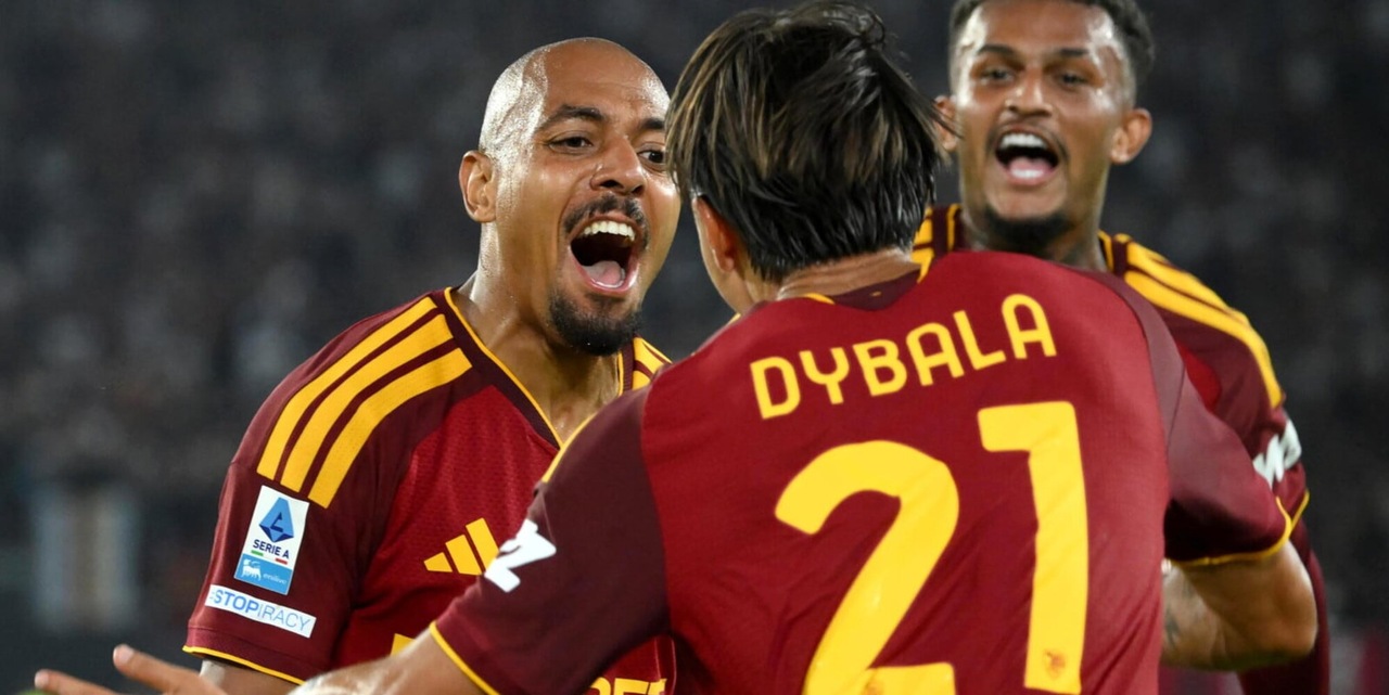 Dybala show, tris Malen e Pisilli cala il poker: la Roma strapazza la Fiorentina