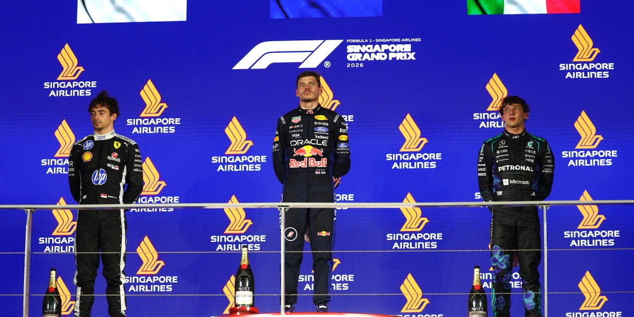 Verstappen domina a Singapore, Leclerc secondo: perché Antonelli può vincere il titolo ad Austin