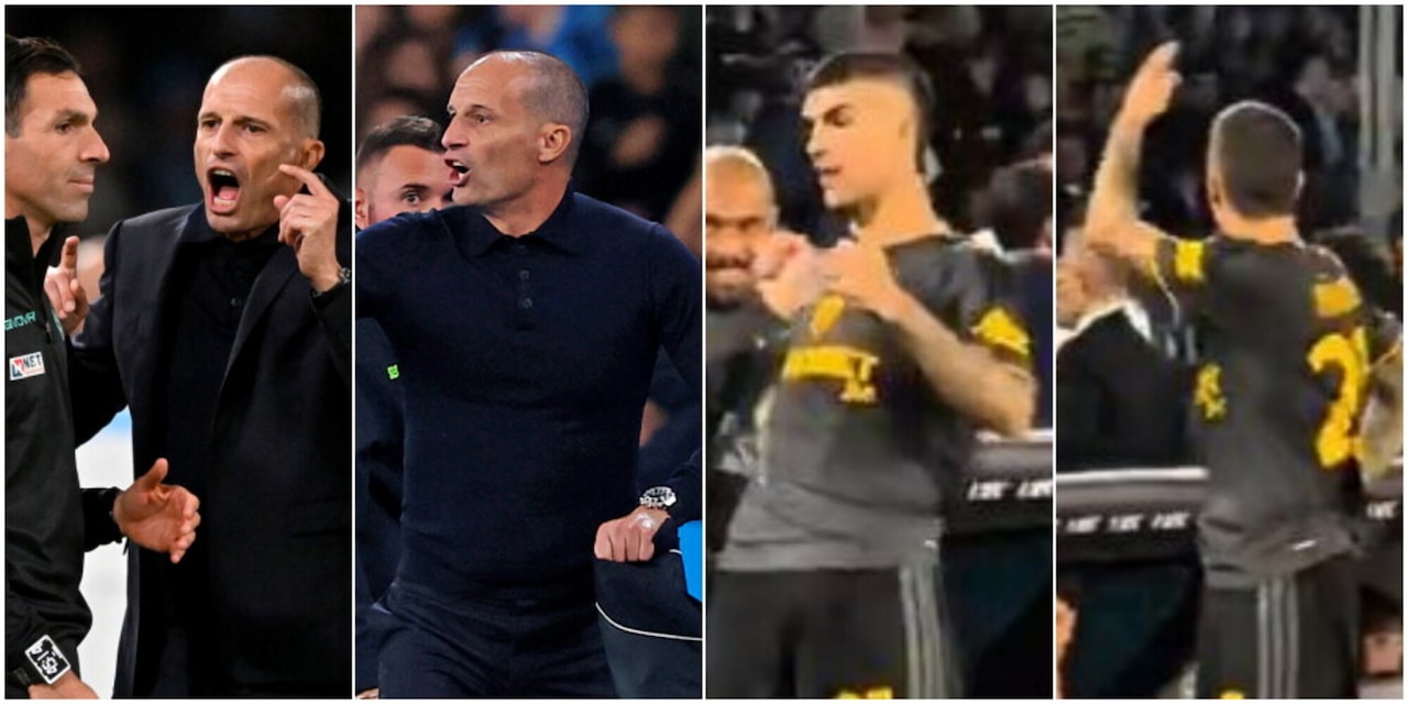 Allegri espulso e senza giacca, Mancini lo imita così: lo sfottò è virale