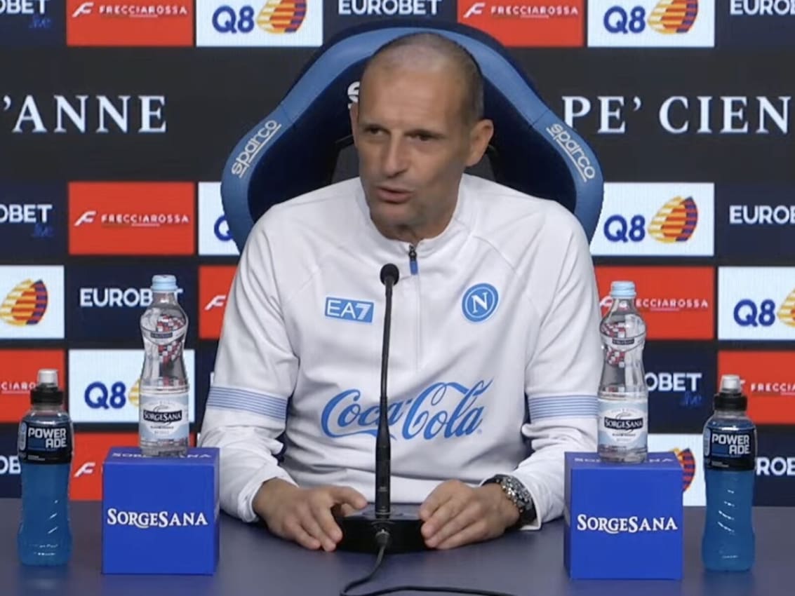<p>Allegri, no al ricorso Napoli: "Magari prendo 4 giornate. Frasi contro la Roma? Al condizionale..."</p>