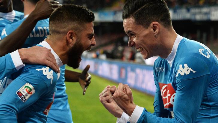 Napoli, Insigne saluta Callejon con emozione: