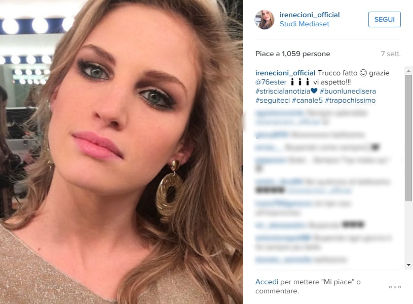 Irene: la velina bionda che ha fatto impazzire Dybala