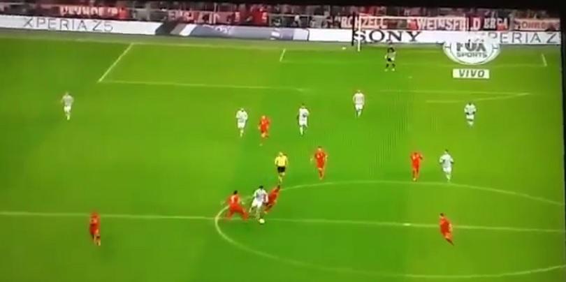 FOTOSEQUENZA Bayern-Juventus, strepitosa ripartenza di Morata: gol di Cuadrado!