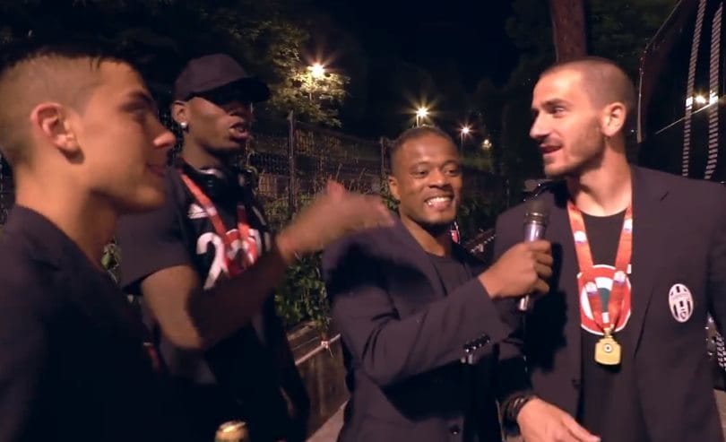 Evra intervista Pogba e Dybala. Poi arriva Bonucci: «Sciacquatevi la bocca»