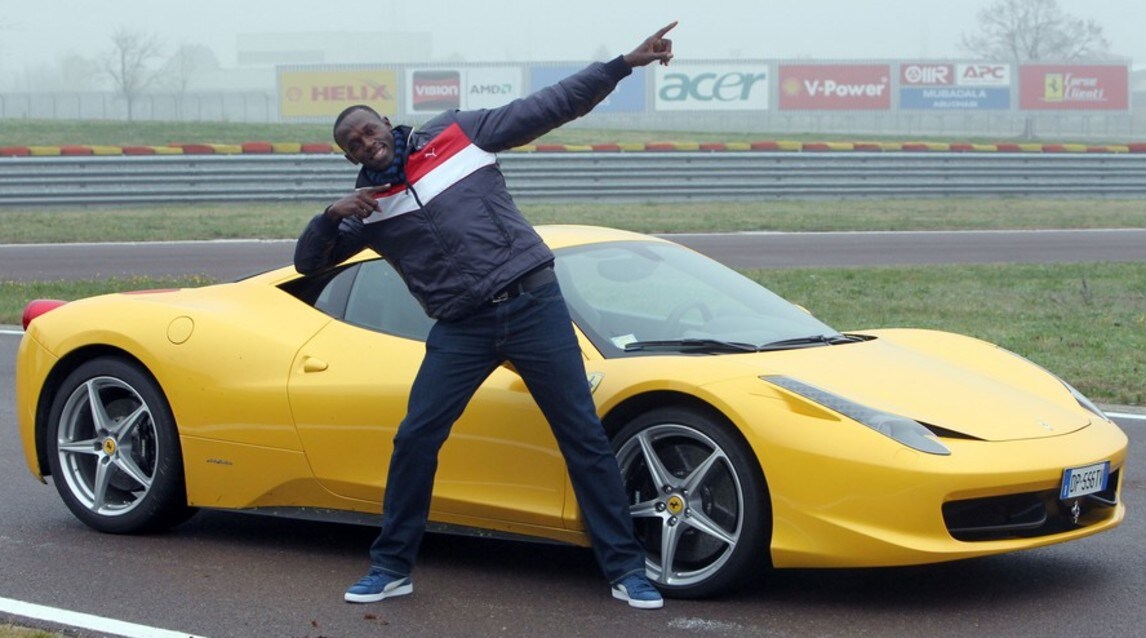 Usain Bolt, passione supercar: foto
