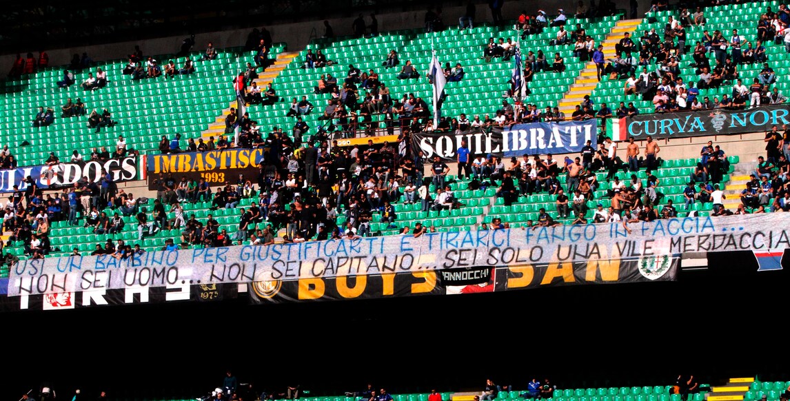 Serie A, Inter: a San Siro striscioni contro Icardi