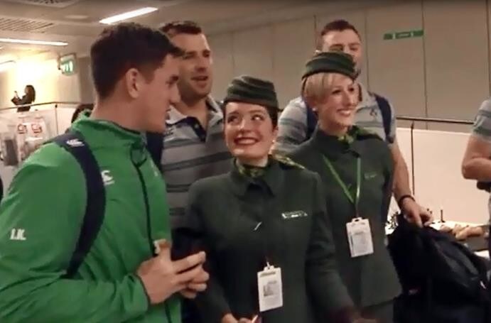 Sei Nazioni, Irlanda, che accoglienza! Flash mob a Roma