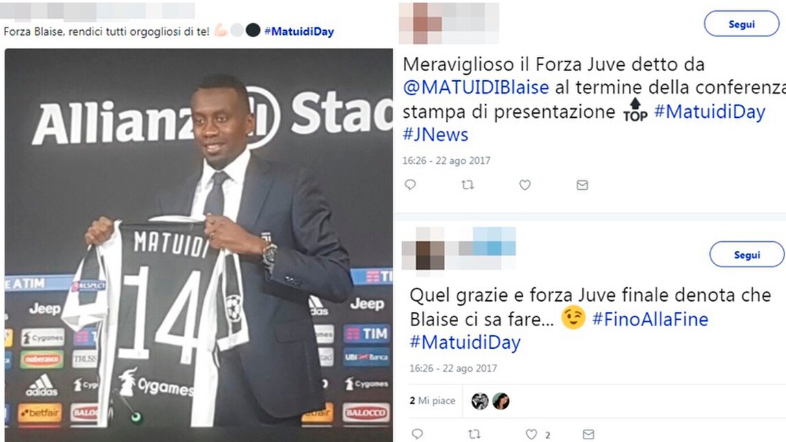 Juventus, Matuidi convince i tifosi: «Rendici orgogliosi di te»